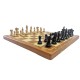Eksluzywne szachy turniejowe składane AMERICAN czarne nr6 (S-162)